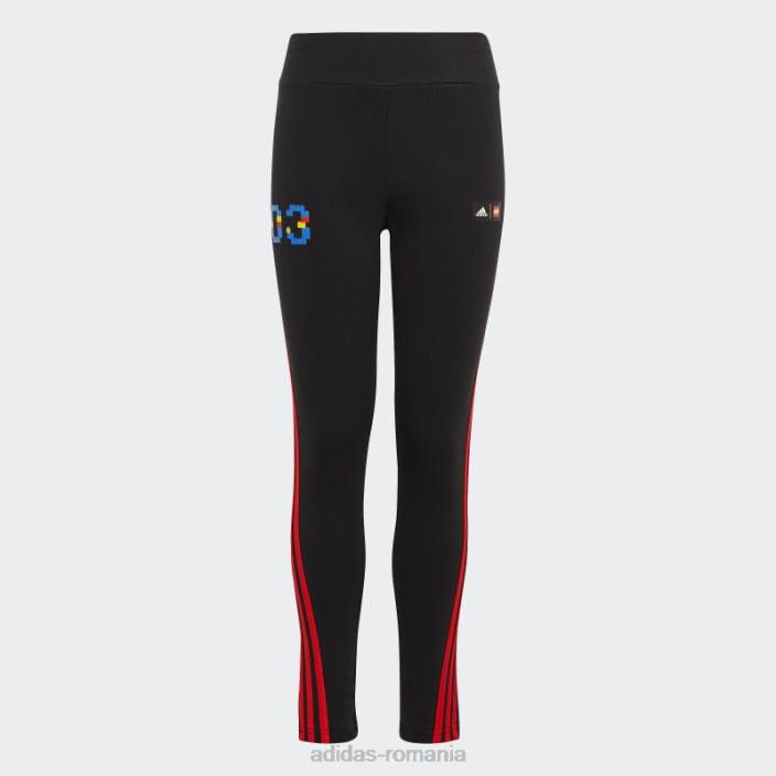 Adidas x colanti lego clasici fashion negri unisex negru/rosu 2JBN18750