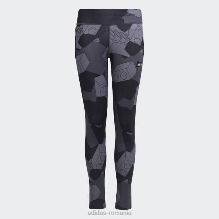 Adidas x colanti lego clasici gri fierbinte unisex gri/carbon/negru 2JBN18959