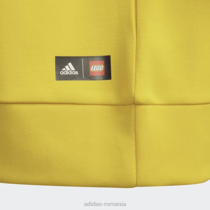 Adidas x hanorac clasic lego galben fierbinte unisex galben/negru 2JBN19096