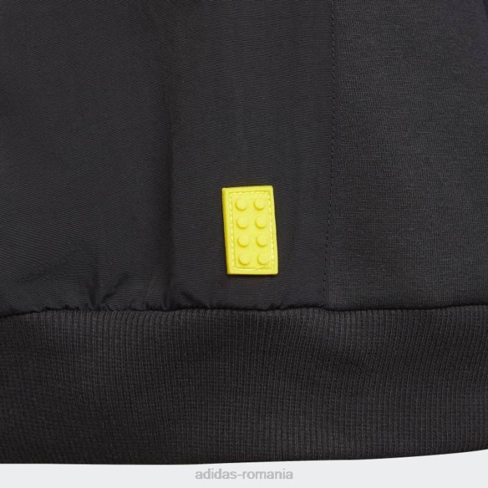 Adidas x hanorac clasic lego negru unisex galben închis 2JBN18926