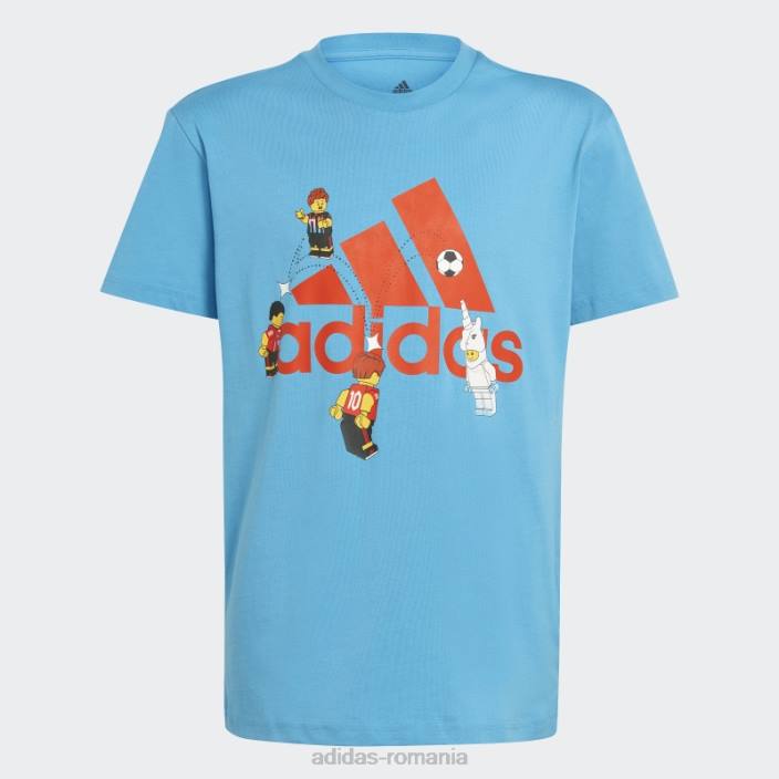 Adidas x insigna de fotbal lego de sport tricou grafic fashion fresh splash unisex stropi proaspăt 2JBN3357
