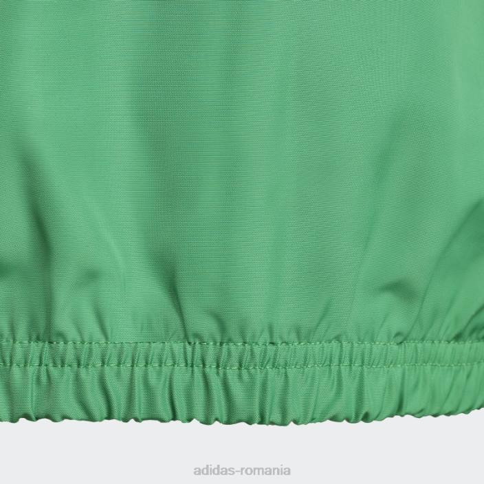 Adidas x jachetă de vânt cu jumătate de fermoar clasic lego verde unisex verde albastru 2JBN18953