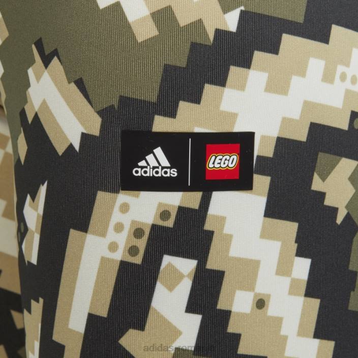 Adidas x lego baumhaus colanti moda olive unisex măslin/nisip/alb/negru 2JBN18936