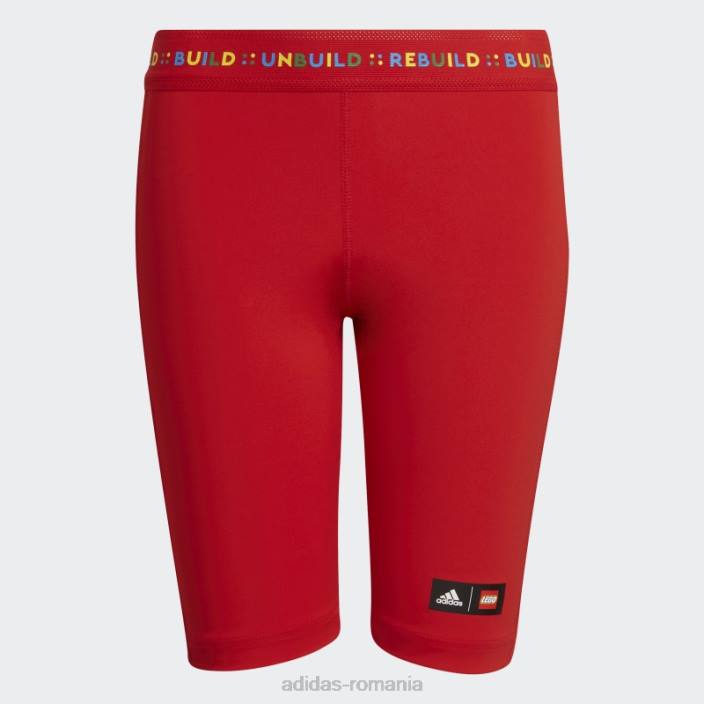 Adidas x lego play dresuri scurte roșii unisex roșu 2JBN19011