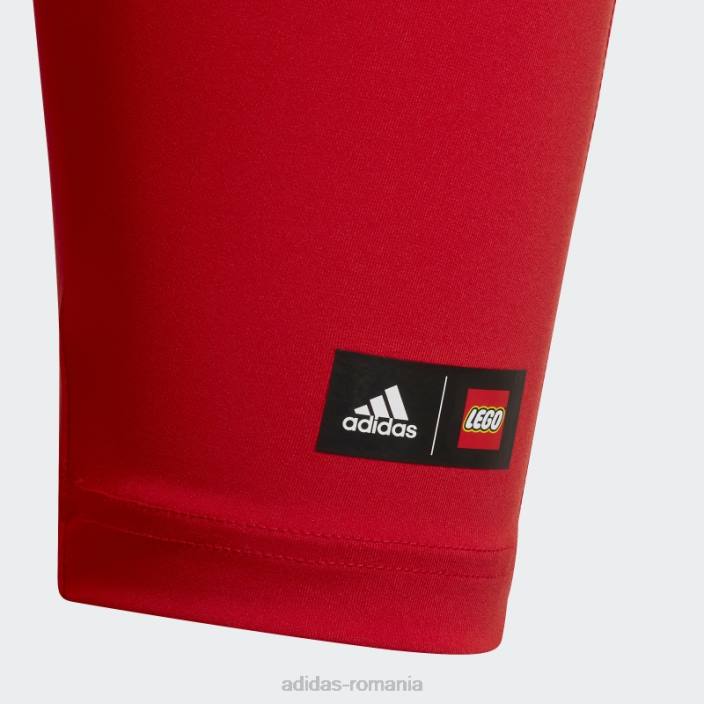 Adidas x lego play dresuri scurte roșii unisex roșu 2JBN19011