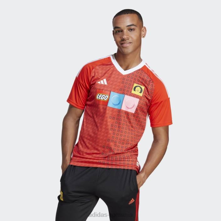 Adidas x lego tiro bold portocaliu home tricou moda unisex portocaliu îndrăzneț 2JBN1051