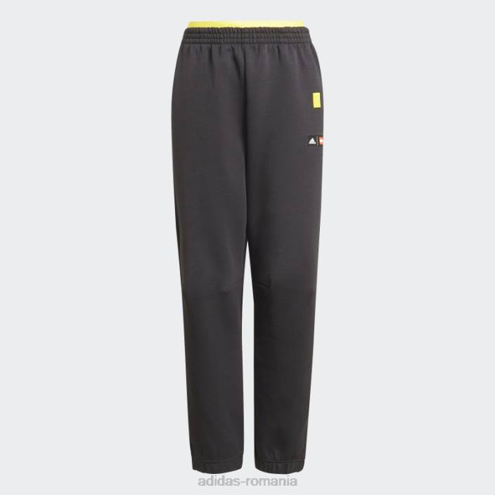 Adidas x lego vidiyo pantaloni de jogging negru fierbinte unisex galben închis 2JBN18994