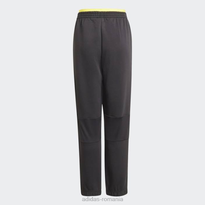 Adidas x lego vidiyo pantaloni de jogging negru fierbinte unisex galben închis 2JBN18994