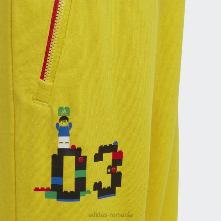 Adidas x pantaloni de jogging lego clasici fashion galbeni unisex galben rosu 2JBN18558
