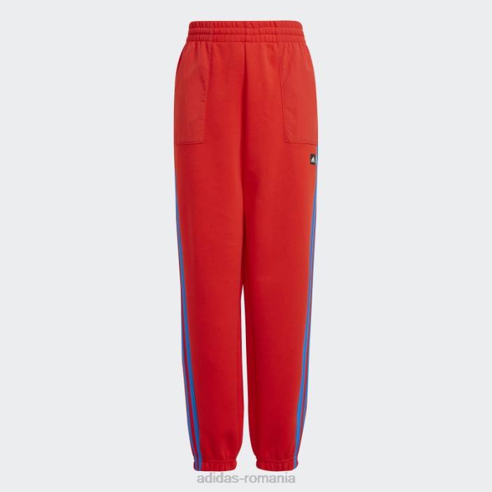 Adidas x pantaloni de jogging lego clasici roșii de modă unisex roșu/albastru/galben 2JBN18898