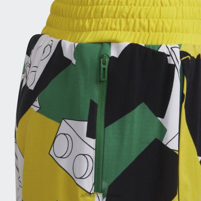 Adidas x pantaloni scurți clasici lego fashion alb unisex alb/galben/verde/negru 2JBN19017