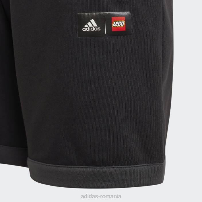 Adidas x pantaloni scurți clasici lego negri unisex negru/carbon/alb 2JBN25172