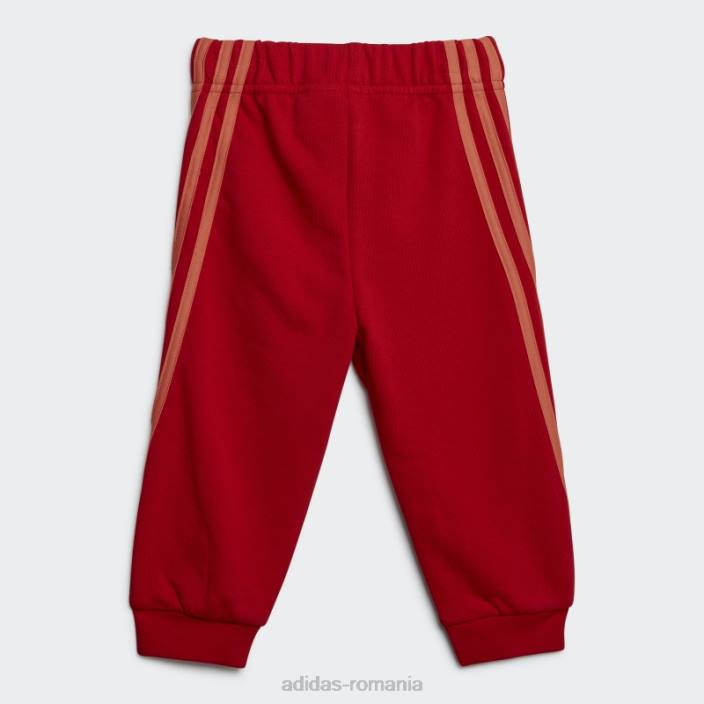 Adidas x set de jachetă și pantaloni lego clasic, roșu fierbinte unisex Coral rosu 2JBN18685