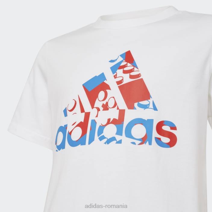 Adidas x tricou grafic lego clasic alb unisex alb 2JBN18835