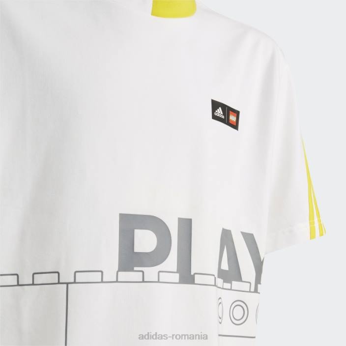 Adidas x tricou lego clasic alb fashion unisex alb/galben 2JBN18905