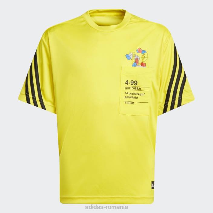 Adidas x tricou lego clasic fashion galben unisex galben/negru 2JBN18954