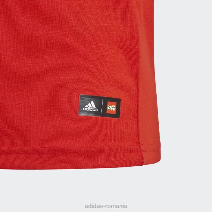 Adidas x tricou lego clasic roșu fierbinte unisex rosu albastru 2JBN19020