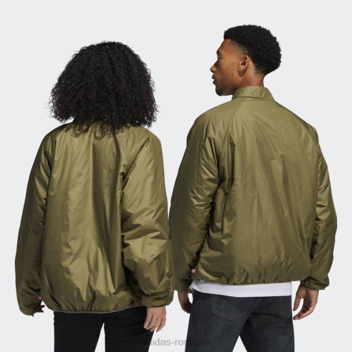 Adidas geacă izolată antrenor (gen neutru) olive adidas unisex măsline 2JBN14970