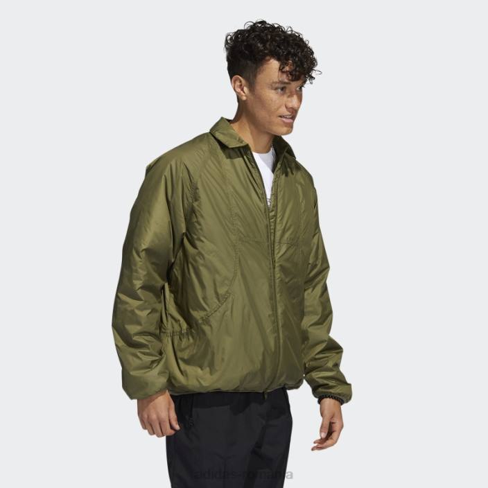 Adidas geacă izolată antrenor (gen neutru) olive adidas unisex măsline 2JBN14970