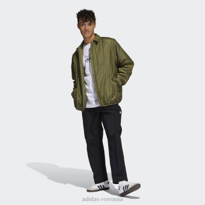 Adidas geacă izolată antrenor (gen neutru) olive adidas unisex măsline 2JBN14970
