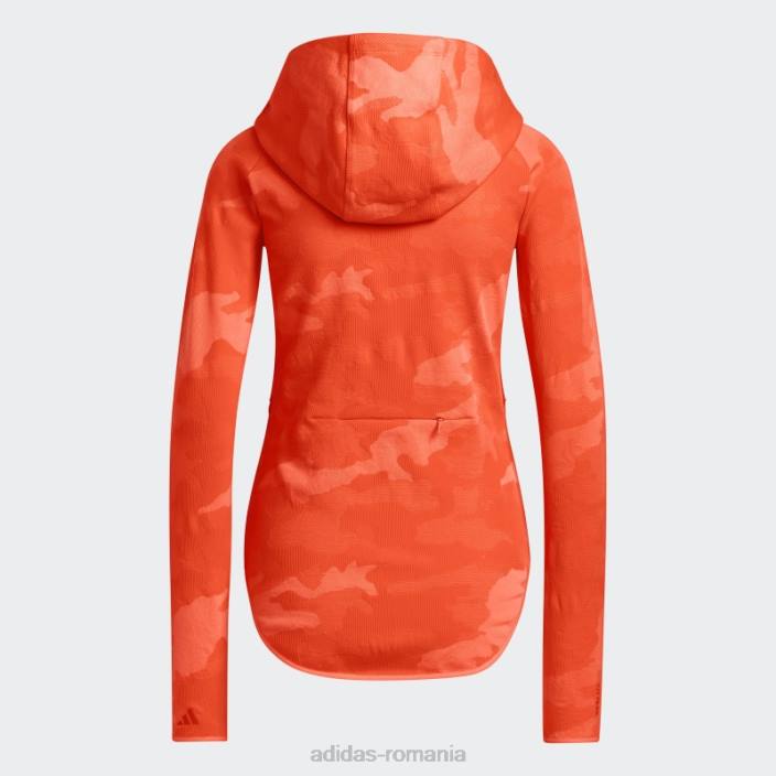 Adidas hanorac adidas cu fermoar tricot camo aop unisex aop camo/orange 2JBN1413