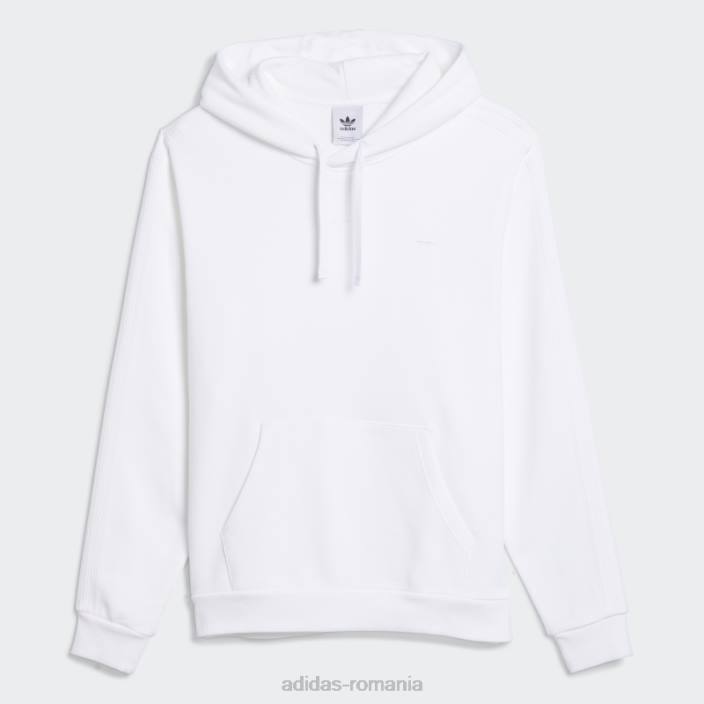 Adidas hanorac alb cu glumă grea (neutru de gen) unisex alb 2JBN1661