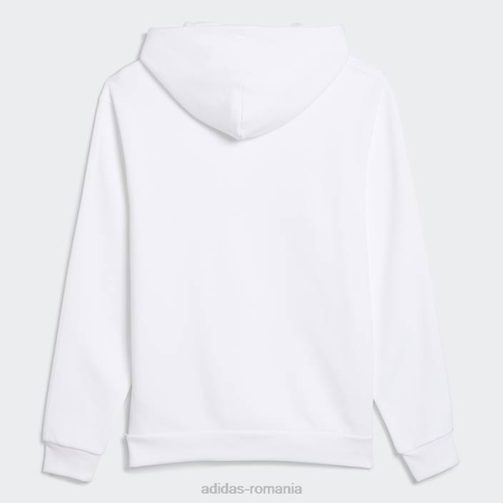 Adidas hanorac alb cu glumă grea (neutru de gen) unisex alb 2JBN1661
