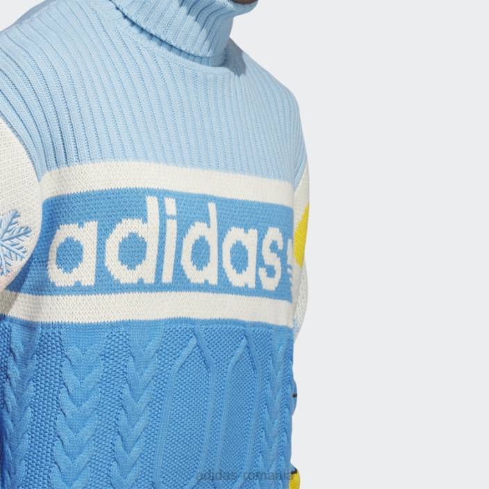 Adidas hanorac alb de craciun (gen neutru) adidas unisex alb/multicolor 2JBN13665
