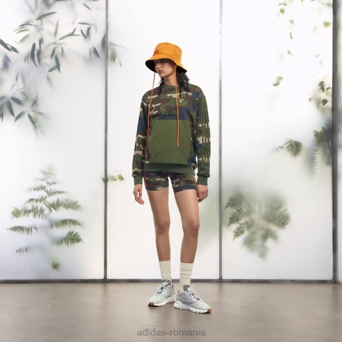 Adidas hanorac crewneck cu buzunar cangur cu imprimeu camo (toate genurile) fashion unisex imprimeu camo 2JBN827