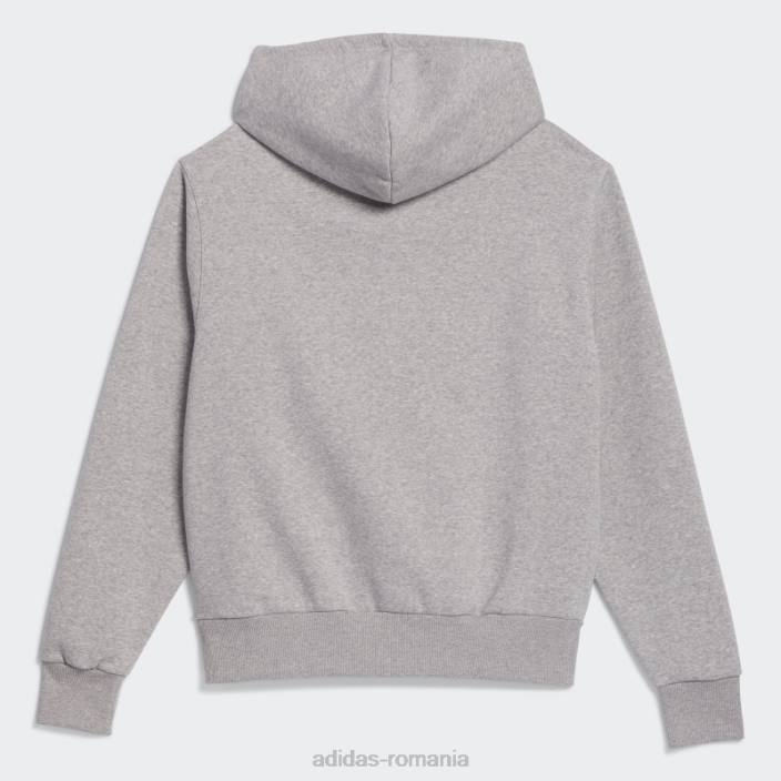 Adidas hanorac cu logo skateboarding 4.0 gri mediu (neutru de gen) unisex gri mediu/negru 2JBN1295