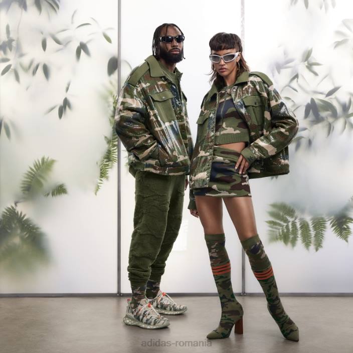Adidas jachetă cu paiete (toate genurile) aop camo unisex aop camo 2JBN3763