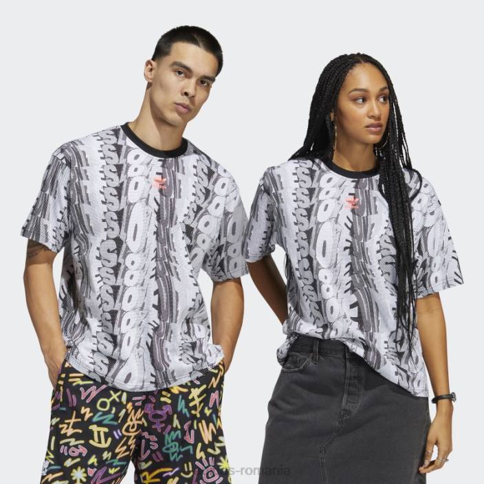 Adidas multicolor love unites tricou cu imprimeu doodle (gen neutru) adidas unisex multicolor 2JBN15171
