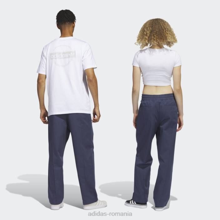 Adidas pantaloni bleumarin pintuck (gen neutru) adidas unisex bleumarin/negru 2JBN6375