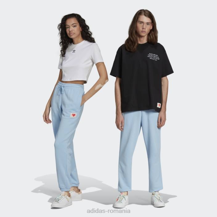 Adidas pantaloni de jogging sky v-day (neutru de gen) unisex cer 2JBN15106