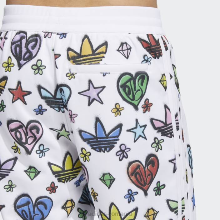 Adidas pantaloni de sport alb jeremy scott monogram firebird (neutru de gen) adidas unisex alb 2JBN6717