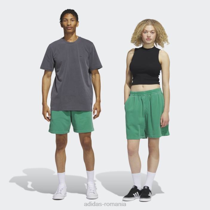 Adidas pantaloni scurți shmoofoil, verzi, cu greutate până la curte (fără sex) unisex verde curte 2JBN5585