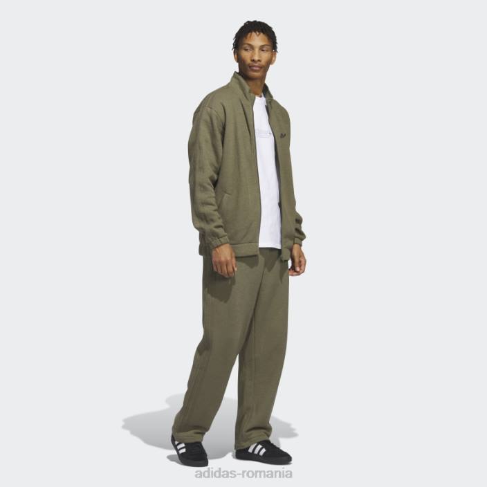 Adidas skateboarding firebird jachetă de sport (gen neutru) olive unisex măsline 2JBN5425
