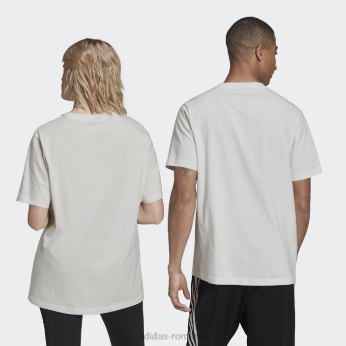 Adidas tricou amuzant dino (gen neutru) alb unisex alb 2JBN6920
