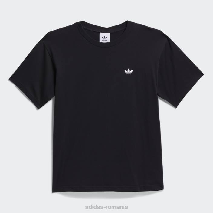 Adidas tricou negru cu logo skateboarding 4.0 (neutru de gen) unisex alb negru 2JBN1691