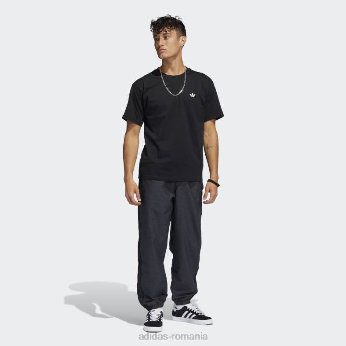 Adidas tricou negru cu logo skateboarding 4.0 (neutru de gen) unisex alb negru 2JBN1691
