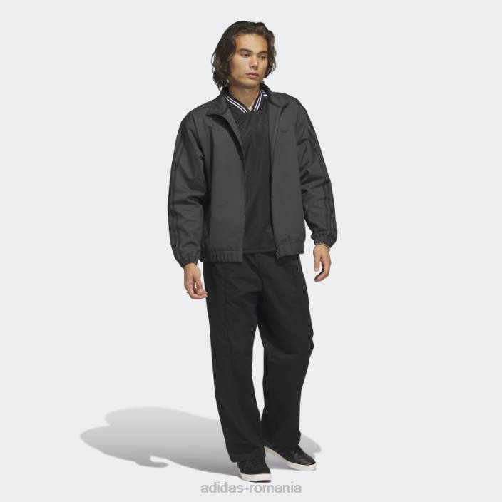 Adidas tricou negru cu oase de pește (fără sex) unisex alb negru 2JBN5771