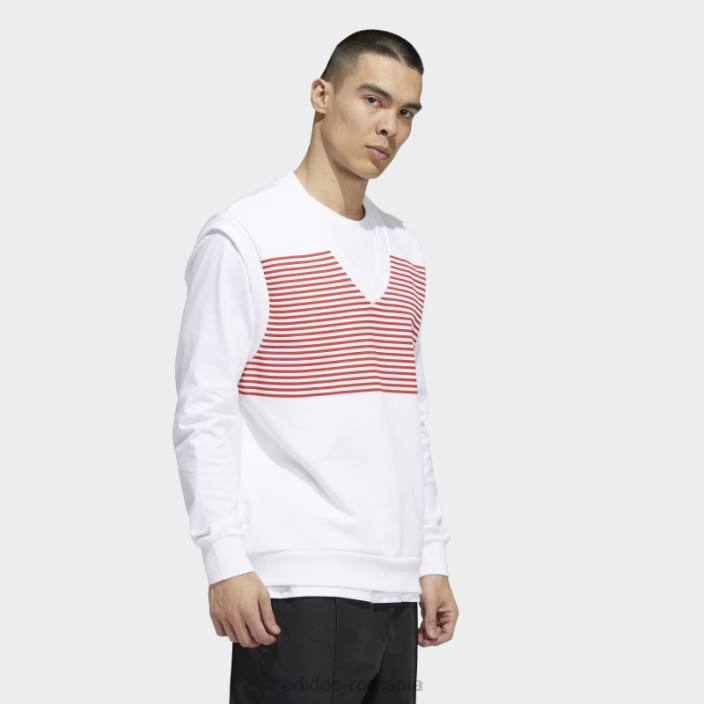 Adidas vestă de luptă cu scaun alb shmoofoil (neutru de gen) unisex alb roșu 2JBN6383