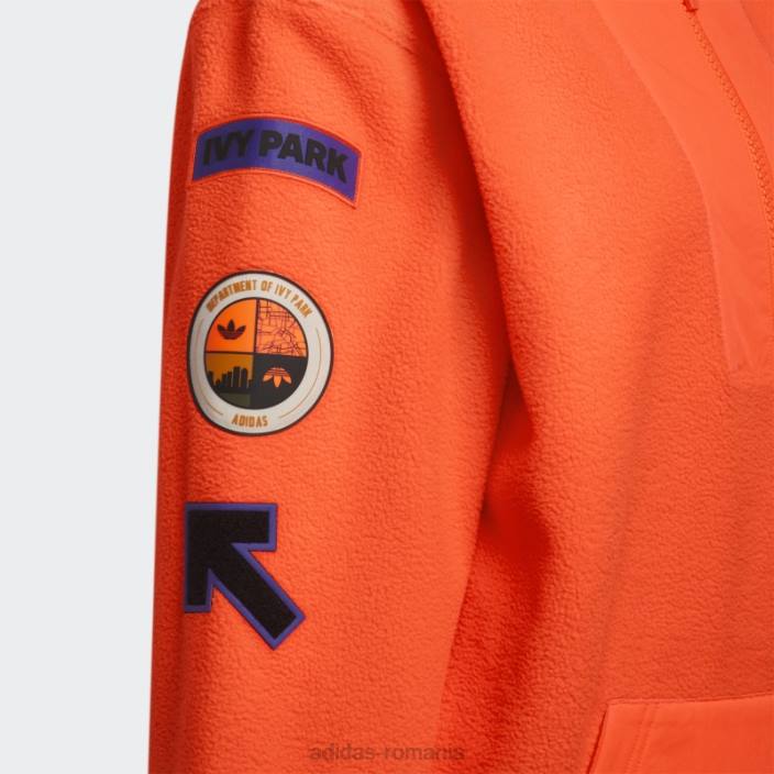 Adidas hanorac din lână polară (toate genurile) portocaliu unisex portocale 2JBN13231
