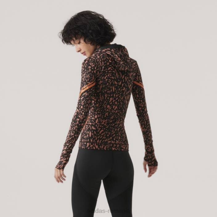 Adidas Earth by Stella Mccartney Truepace top cu mânecă lungă la modă unisex pământ/negru 2JBN10209