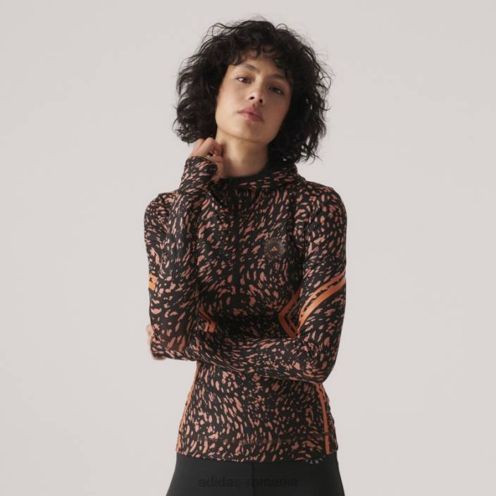Adidas Earth by stella mccartney top cu mânecă lungă truepace fierbinte unisex pământ/negru 2JBN16729