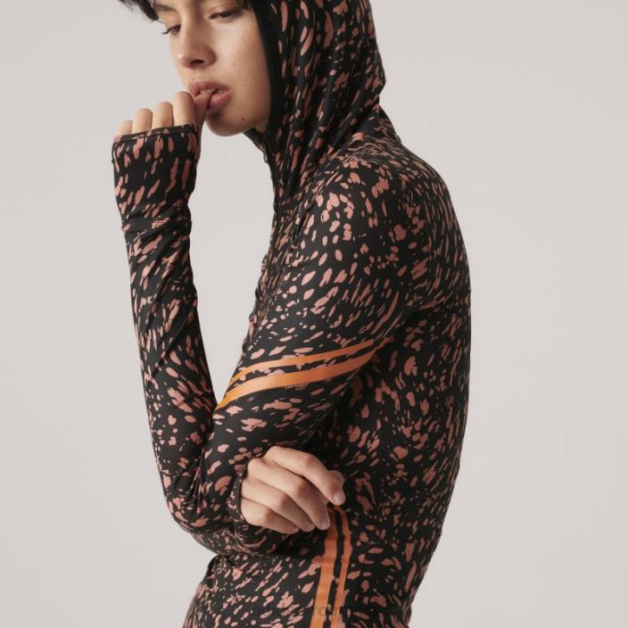 Adidas Earth by stella mccartney top cu mânecă lungă truepace fierbinte unisex pământ/negru 2JBN16729