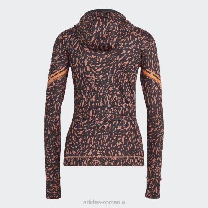 Adidas Earth by stella mccartney top cu mânecă lungă truepace fierbinte unisex pământ/negru 2JBN16729
