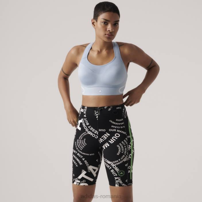 Adidas alb de stella mccartney truecasuals scuba scurt fierbinte unisex alb negru 2JBN10215