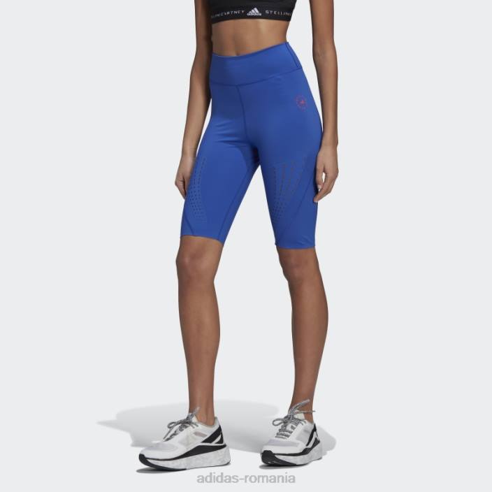 Adidas albastru îndrăzneț de stella mccartney colanți de antrenament pentru ciclism truepurpose fierbinți unisex albastru îndrăzneț 2JBN2618