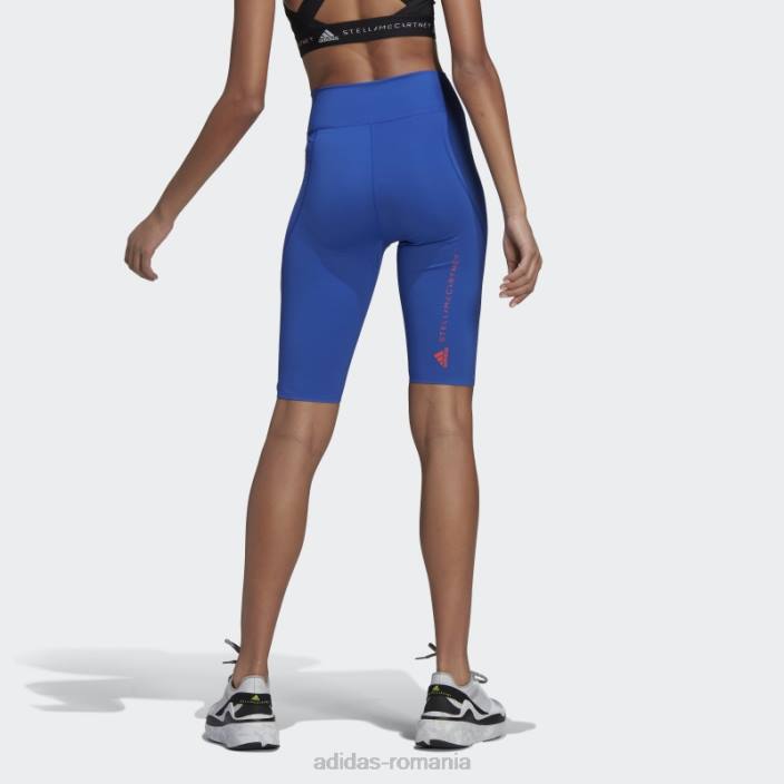 Adidas albastru îndrăzneț de stella mccartney colanți de antrenament pentru ciclism truepurpose fierbinți unisex albastru îndrăzneț 2JBN2618